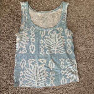 TROPICAL BLUE tank top